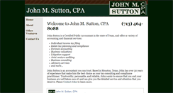 Desktop Screenshot of johnsuttoncpa.com